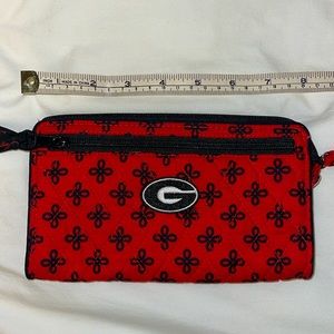 Vera Bradley University of Georgia wristlet